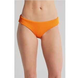 New CYN‎ AND LUCA Pucker Ruched Back Bikini Bottoms Size L